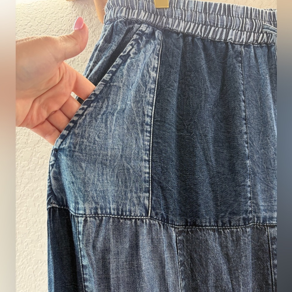 Young Threads Bohemian Patchwork Palazzo Wide-Leg… - image 4